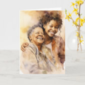 Generaties van Liefde: Moederdag Kaart (Gele Bloem)