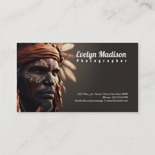 generatieve ai australia aboriginal g676 visitekaartje (Achterkant)