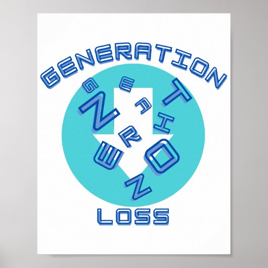 Generatieverlies Poster (Voorkant)