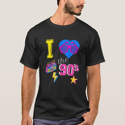 Generation 1990 Love 90S Retro Costume T-shirt (Voorkant)