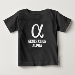 Generation Alpha symbool Baby Fine Jersey T-shirt