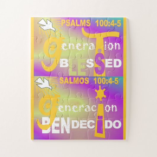 Generation Blessed 30 Eng & Esp Legpuzzel (Verticaal)