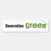 Generation Green Bumpersticker (Voorkant)