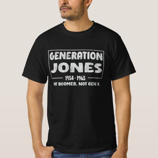Generation Jones T-shirt (Voorkant)