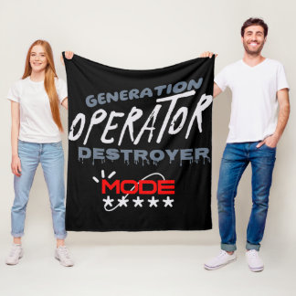 Generation Operator Vernietiger Modus Fleece Deken