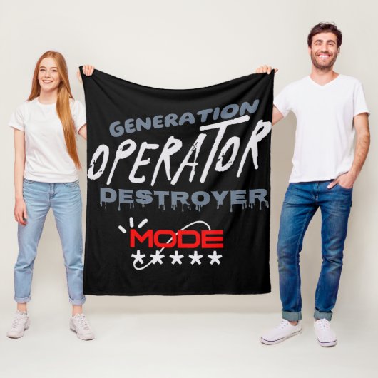 Generation Operator Vernietiger Modus Fleece Deken (In situ)