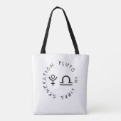 Generation Pluto in Libra Astrology Zodiac Tote Bag (Achterkant)
