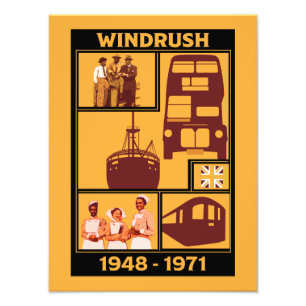 Generation Windrush British History Foto Afdruk