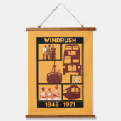 Generation Windrush British History Hangend Wandkleed (Voorkant)
