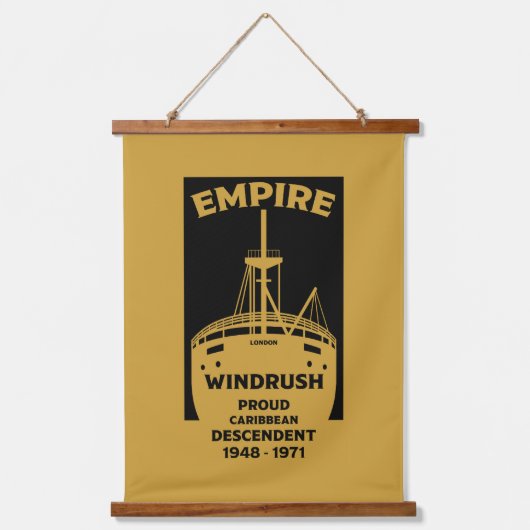 Generation Windrush T-Shirt Hangend Wandkleed (Voorkant)