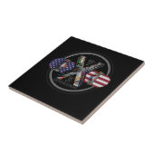 Generation X American Skateboard (1975) Tegeltje (Zijkant)