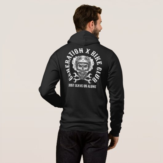 GENERATION X BIKE CLUB HOODIE (Achterkant volledig)