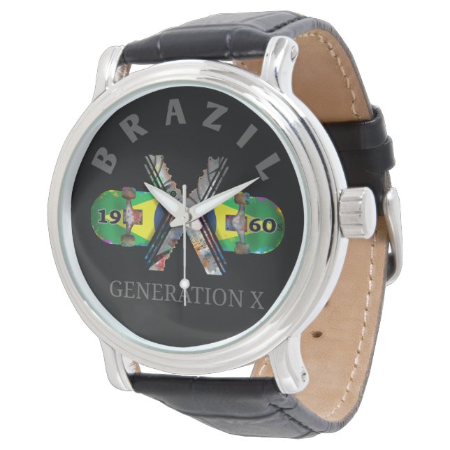 Generation X Brazililian Skateboard uit de jaren ' Horloge (Gekanteld)