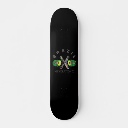 Generation X Brazililian Skateboard uit de jaren t (Voorkant)