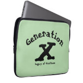 Generation X Elektronicatas Laptop Sleeve (Voorkant Rechts)