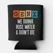 Generation X Gen X Slang Water Gen Xer Funny Gen X Blikjeskoeler (Achterkant)