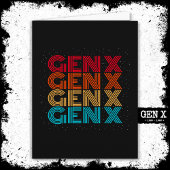 Generation X Gen Xer Gen X Retro  80s Gen X Kaart