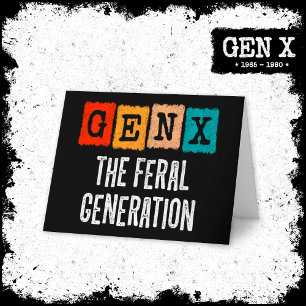 Generation X Gen Xer Gen X The Feral Generation Kaart