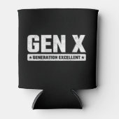 Generation X Gen Xer Generation Excellent Gen X Blikjeskoeler (Voorkant)