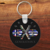 Generation X Greece Skateboard 1960 Sleutelhanger (Voorkant)