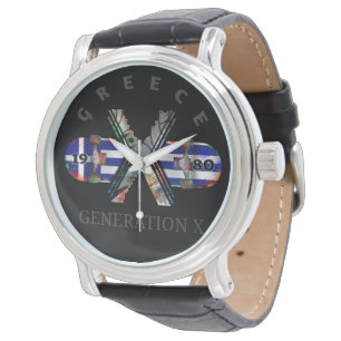 Generation X Greece Skateboard 1980 Horloge