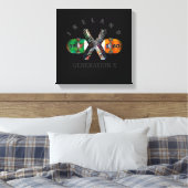 Generation X Ireland Skateboard 1960s Canvas Afdruk (Insitu (Slaapkamer))