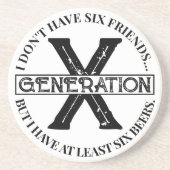 Generation X-Onderzetter Zandsteen Onderzetter (Voorkant)