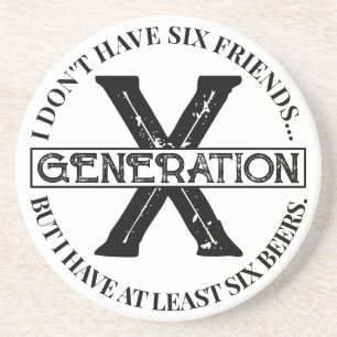 Generation X-Onderzetter Zandsteen Onderzetter