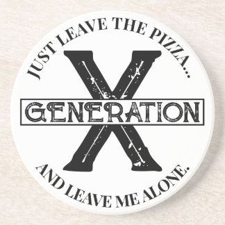 Generation X Pizza Onderzetter