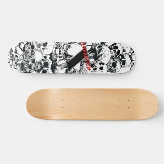 Generation X Pro Skull Deck Persoonlijk Skateboard (Horizontaal)