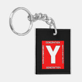 Generation Y Sleutelhanger (Voorkant Links)