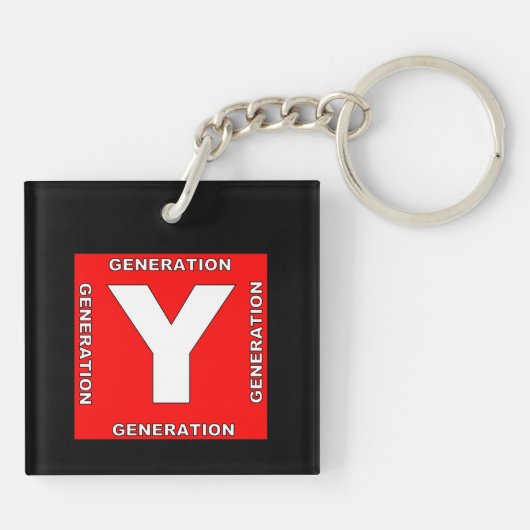 Generation Y Sleutelhanger (Achterkant)