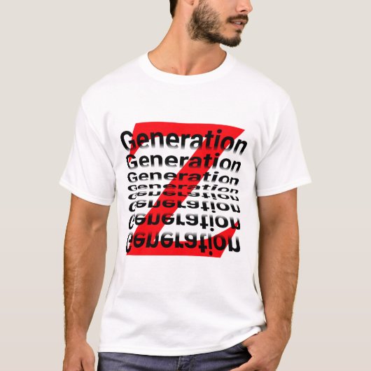Generation Z - De Geitengeneratie T-shirt (Voorkant)