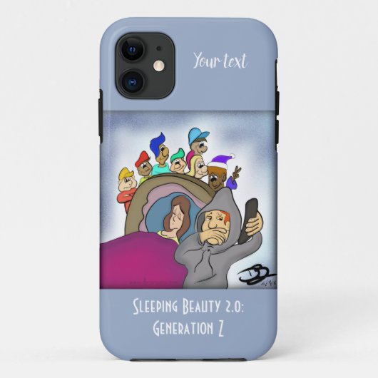 Generation-Z Hoesje-Mate iPhone Case (Achterkant)