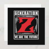 Generation Z we zijn de toekomstige Gen Z Gift Kaart (Voorkant / Achterkant)