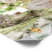 Generationele stamboom Waterverf kunst | Custom Poster (Hoek)