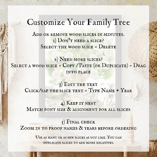 Generationele stamboom Waterverf kunst | Custom Poster