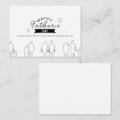Generations of Love Vaderdag Kaart Notitiekaartje (Voorkant / Achterkant)