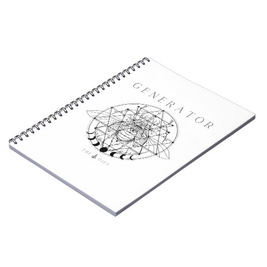 Generator Human Design Type Notitieboek (Linkerzijde)