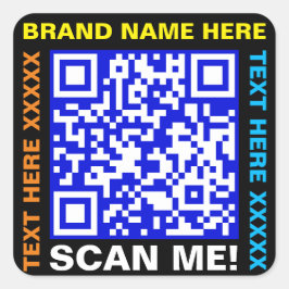 Genereer 20 QR code Stickers voor custom business