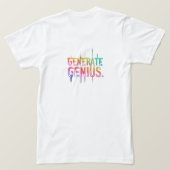 Genereer een geniaal T-shirt (Design achterkant)