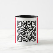 Genereer perfecte QR code naar de website fungfung Mok (Midden)