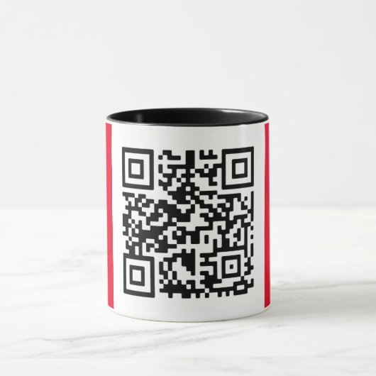 Genereer perfecte QR code naar de website fungfung Mok (Midden)
