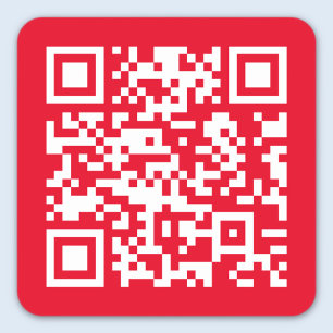 GENEREER QR-code INSTANT met elke website Vierkante Sticker