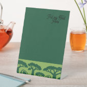 Generic Baobab Coconut Reclamebord Met Voetstuk (Insitu)