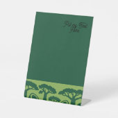 Generic Baobab Coconut Reclamebord Met Voetstuk (Voorkant)