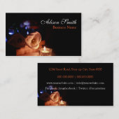 Generic health/spa/massage business card visitekaartje (Voorkant / Achterkant)