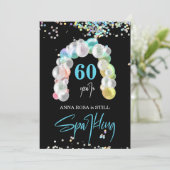 *~* GENERIC PERSONALISEREN elke leeftijd Ballon Ve Kaart (Staand voorkant)