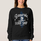 Generic Surf Shop Any Beach USA Retro Trui (Voorkant)