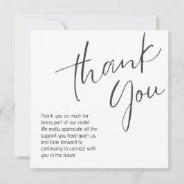 generic thank you note notitiekaartje